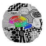 Panic ! At The Disco Large 18  Premium Round Cushion 