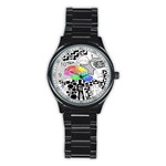 Panic ! At The Disco Stainless Steel Round Watch