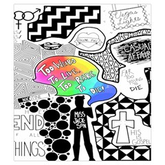 Panic ! At The Disco Drawstring Pouch (Small) from ArtsNow.com Back