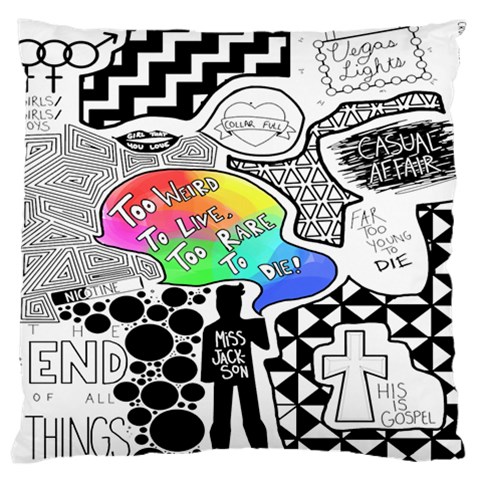 Panic ! At The Disco Standard Flano Cushion Case (One Side) from ArtsNow.com Front