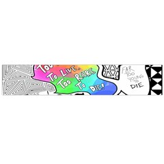 Panic ! At The Disco Flano Scarf (Large) from ArtsNow.com Back