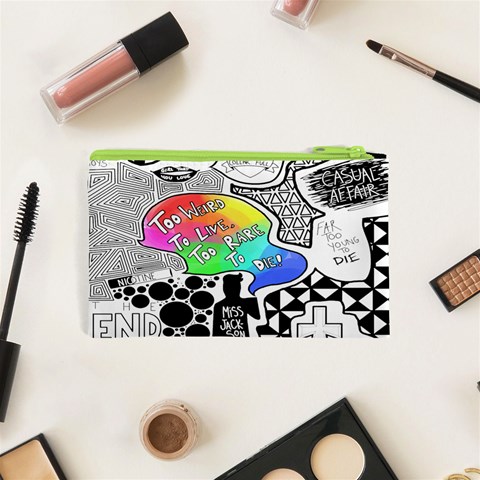 Panic ! At The Disco Cosmetic Bag (XS) from ArtsNow.com Back