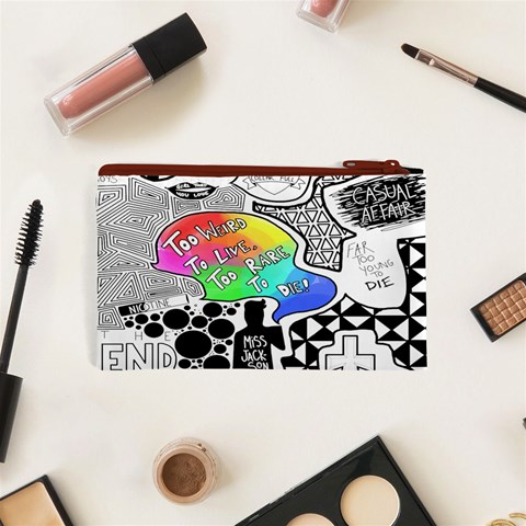 Panic ! At The Disco Cosmetic Bag (XS) from ArtsNow.com Back
