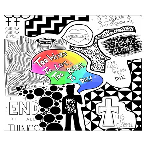 Panic ! At The Disco Medium Tote Bag from ArtsNow.com Front