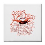 Panic At The Disco   Lying Is The Most Fun A Girl Have Without Taking Her Clothes Tile Coaster