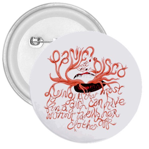 Panic At The Disco   Lying Is The Most Fun A Girl Have Without Taking Her Clothes 3  Button from ArtsNow.com Front