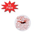Panic At The Disco   Lying Is The Most Fun A Girl Have Without Taking Her Clothes 1  Mini Button (10 pack) 
