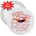 Panic At The Disco   Lying Is The Most Fun A Girl Have Without Taking Her Clothes 3  Button (10 pack)