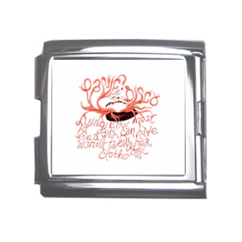 Panic At The Disco   Lying Is The Most Fun A Girl Have Without Taking Her Clothes Mega Link Italian Charm (18mm) from ArtsNow.com Front