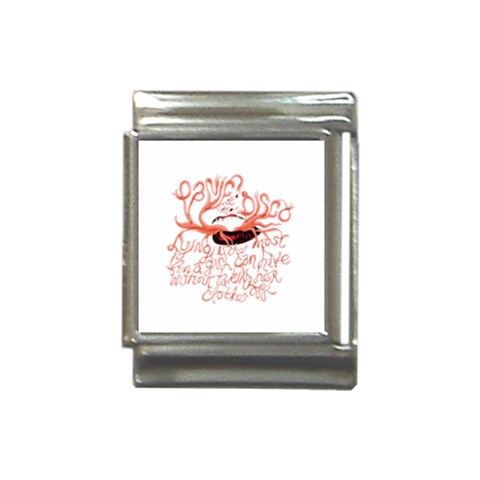 Panic At The Disco   Lying Is The Most Fun A Girl Have Without Taking Her Clothes Italian Charm (13mm) from ArtsNow.com Front