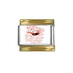Panic At The Disco   Lying Is The Most Fun A Girl Have Without Taking Her Clothes Gold Trim Italian Charm (9mm)