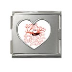 Panic At The Disco   Lying Is The Most Fun A Girl Have Without Taking Her Clothes Mega Link Heart Italian Charm (18mm)