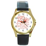 Panic At The Disco   Lying Is The Most Fun A Girl Have Without Taking Her Clothes Round Gold Metal Watch