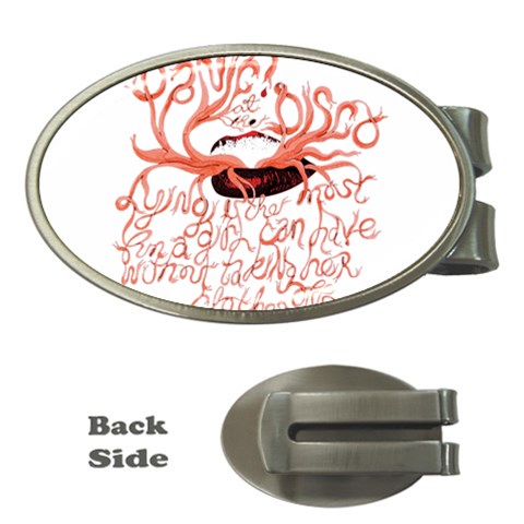 Panic At The Disco   Lying Is The Most Fun A Girl Have Without Taking Her Clothes Money Clip (Oval) from ArtsNow.com Front