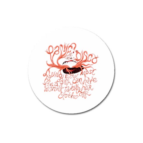 Panic At The Disco   Lying Is The Most Fun A Girl Have Without Taking Her Clothes Magnet 3  (Round) from ArtsNow.com Front