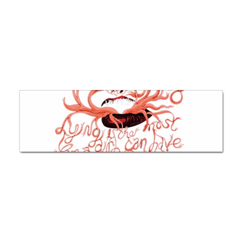 Panic At The Disco   Lying Is The Most Fun A Girl Have Without Taking Her Clothes Sticker Bumper (10 pack) from ArtsNow.com Front