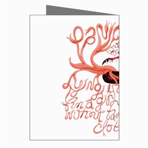Panic At The Disco   Lying Is The Most Fun A Girl Have Without Taking Her Clothes Greeting Card from ArtsNow.com Right