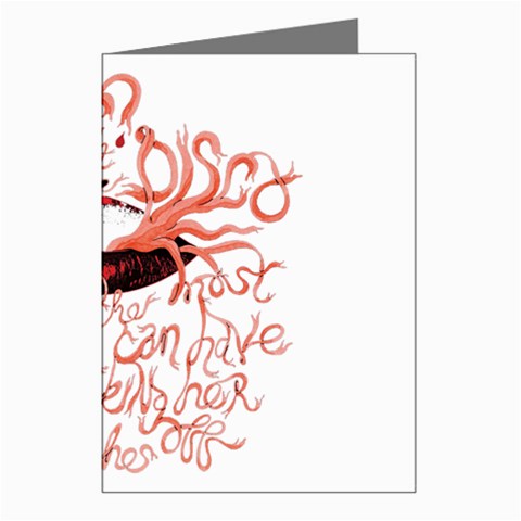 Panic At The Disco   Lying Is The Most Fun A Girl Have Without Taking Her Clothes Greeting Cards (Pkg of 8) from ArtsNow.com Left