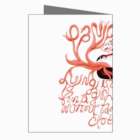 Panic At The Disco   Lying Is The Most Fun A Girl Have Without Taking Her Clothes Greeting Cards (Pkg of 8) from ArtsNow.com Right