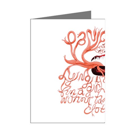 Panic At The Disco   Lying Is The Most Fun A Girl Have Without Taking Her Clothes Mini Greeting Cards (Pkg of 8) from ArtsNow.com Right