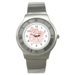 Panic At The Disco   Lying Is The Most Fun A Girl Have Without Taking Her Clothes Stainless Steel Watch