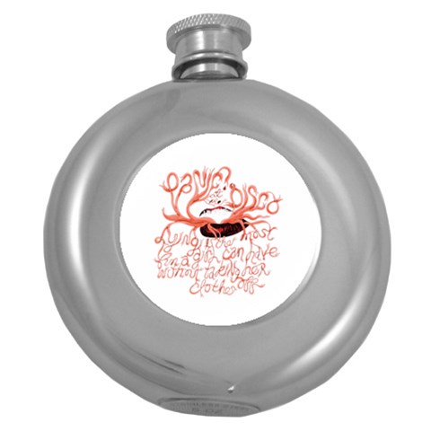 Panic At The Disco   Lying Is The Most Fun A Girl Have Without Taking Her Clothes Hip Flask (5 oz) from ArtsNow.com Front