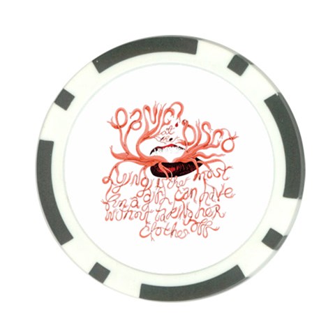Panic At The Disco   Lying Is The Most Fun A Girl Have Without Taking Her Clothes Poker Chip Card Guard from ArtsNow.com Front