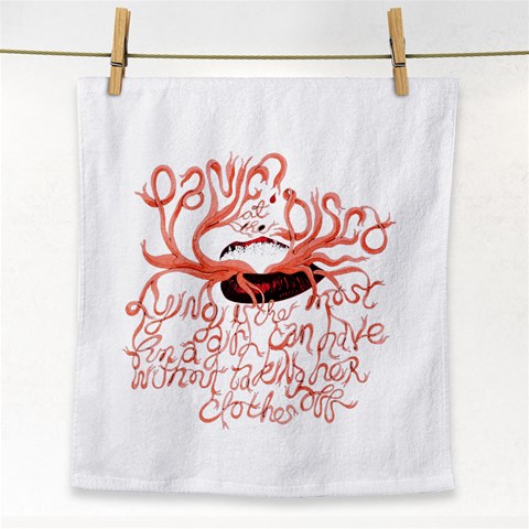 Panic At The Disco   Lying Is The Most Fun A Girl Have Without Taking Her Clothes Face Towel from ArtsNow.com Front