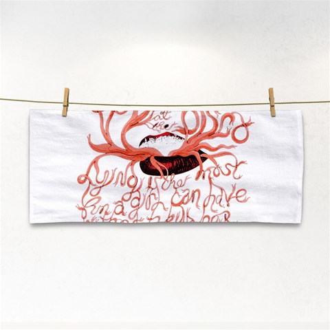 Panic At The Disco   Lying Is The Most Fun A Girl Have Without Taking Her Clothes Hand Towel from ArtsNow.com Front