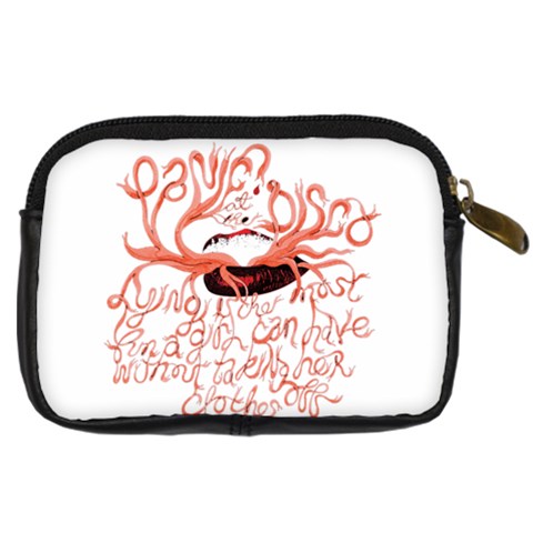 Panic At The Disco   Lying Is The Most Fun A Girl Have Without Taking Her Clothes Digital Camera Leather Case from ArtsNow.com Back