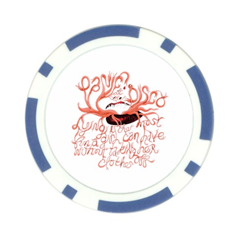 Panic At The Disco   Lying Is The Most Fun A Girl Have Without Taking Her Clothes Poker Chip Card Guard (10 pack) from ArtsNow.com Front