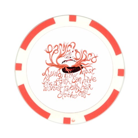 Panic At The Disco   Lying Is The Most Fun A Girl Have Without Taking Her Clothes Poker Chip Card Guard (10 pack) from ArtsNow.com Back
