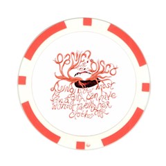 Panic At The Disco   Lying Is The Most Fun A Girl Have Without Taking Her Clothes Poker Chip Card Guard (10 pack) from ArtsNow.com Back