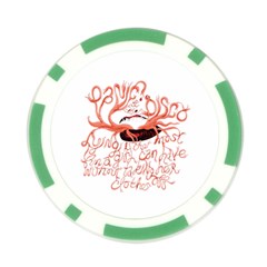 Panic At The Disco   Lying Is The Most Fun A Girl Have Without Taking Her Clothes Poker Chip Card Guard (10 pack) from ArtsNow.com Back
