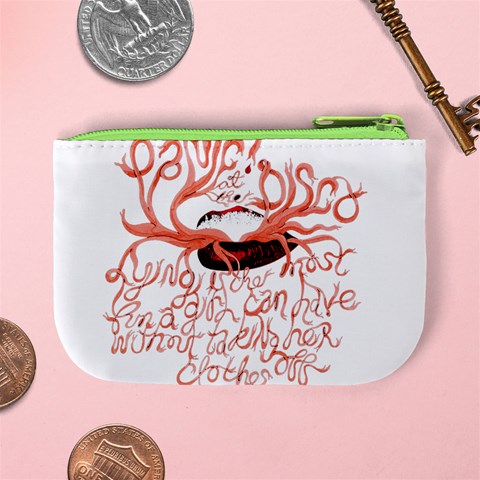 Panic At The Disco   Lying Is The Most Fun A Girl Have Without Taking Her Clothes Mini Coin Purse from ArtsNow.com Back