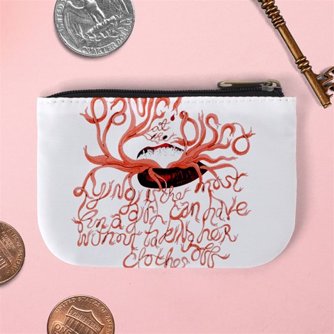Panic At The Disco   Lying Is The Most Fun A Girl Have Without Taking Her Clothes Mini Coin Purse from ArtsNow.com Back