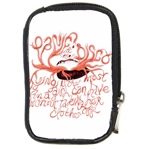 Panic At The Disco   Lying Is The Most Fun A Girl Have Without Taking Her Clothes Compact Camera Leather Case from ArtsNow.com Front