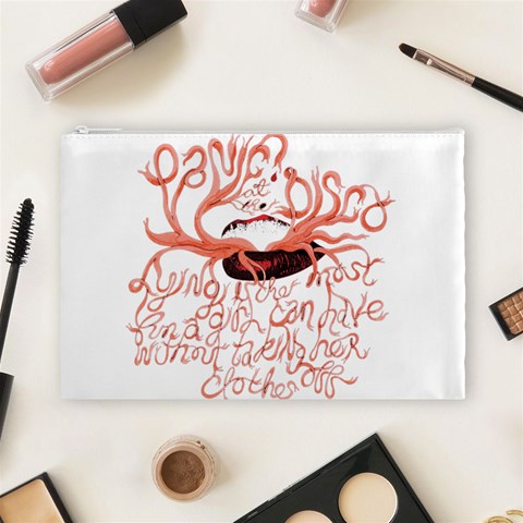 Panic At The Disco   Lying Is The Most Fun A Girl Have Without Taking Her Clothes Cosmetic Bag (Large) from ArtsNow.com Front