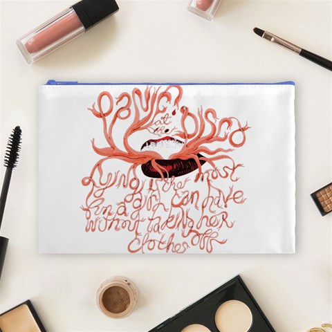 Panic At The Disco   Lying Is The Most Fun A Girl Have Without Taking Her Clothes Cosmetic Bag (Large) from ArtsNow.com Front