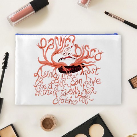 Panic At The Disco   Lying Is The Most Fun A Girl Have Without Taking Her Clothes Cosmetic Bag (Large) from ArtsNow.com Back