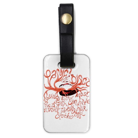 Panic At The Disco   Lying Is The Most Fun A Girl Have Without Taking Her Clothes Luggage Tag (one side) from ArtsNow.com Front