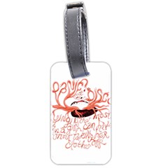 Panic At The Disco   Lying Is The Most Fun A Girl Have Without Taking Her Clothes Luggage Tag (two sides) from ArtsNow.com Back