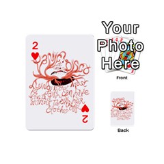 Panic At The Disco   Lying Is The Most Fun A Girl Have Without Taking Her Clothes Playing Cards 54 (Mini) from ArtsNow.com Front - Heart2
