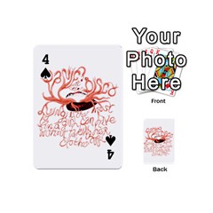 Panic At The Disco   Lying Is The Most Fun A Girl Have Without Taking Her Clothes Playing Cards 54 (Mini) from ArtsNow.com Front - Spade4