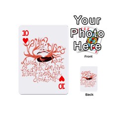 Panic At The Disco   Lying Is The Most Fun A Girl Have Without Taking Her Clothes Playing Cards 54 (Mini) from ArtsNow.com Front - Heart10