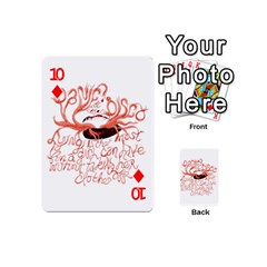 Panic At The Disco   Lying Is The Most Fun A Girl Have Without Taking Her Clothes Playing Cards 54 (Mini) from ArtsNow.com Front - Diamond10