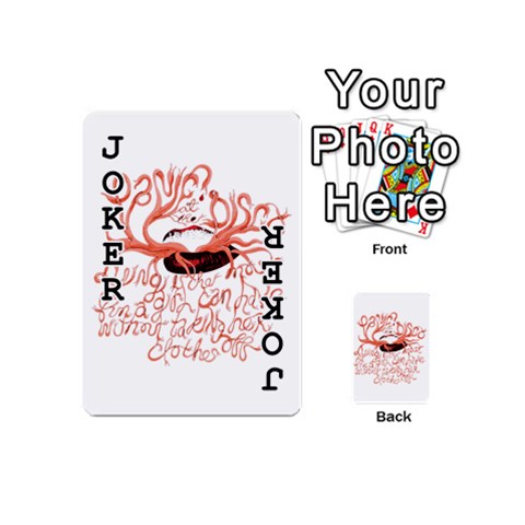 Panic At The Disco   Lying Is The Most Fun A Girl Have Without Taking Her Clothes Playing Cards 54 (Mini) from ArtsNow.com Front - Joker1