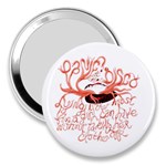 Panic At The Disco   Lying Is The Most Fun A Girl Have Without Taking Her Clothes 3  Handbag Mirror