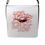Panic At The Disco   Lying Is The Most Fun A Girl Have Without Taking Her Clothes Flap Closure Messenger Bag (L)