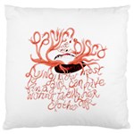 Panic At The Disco   Lying Is The Most Fun A Girl Have Without Taking Her Clothes Large Flano Cushion Case (One Side)